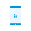 LinkedIn UI -Flat icon 64x64